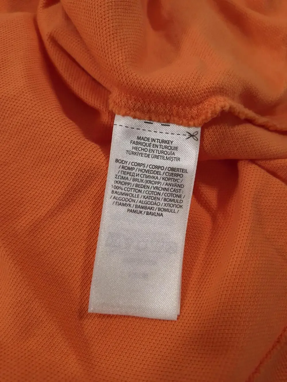 Polo Ralph Lauren Polo Shirt Mens 2XL Orange Classic Fit Cotton Pony Logo